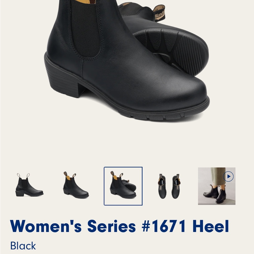 Blundstone Women's Black Chelsea Ankle Boot